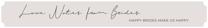 Love Notes from Brides at Marien Mae